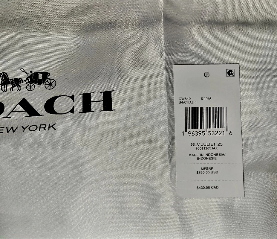 Never used! Coach Juliet Shoulder Bag 25 White - photo 3