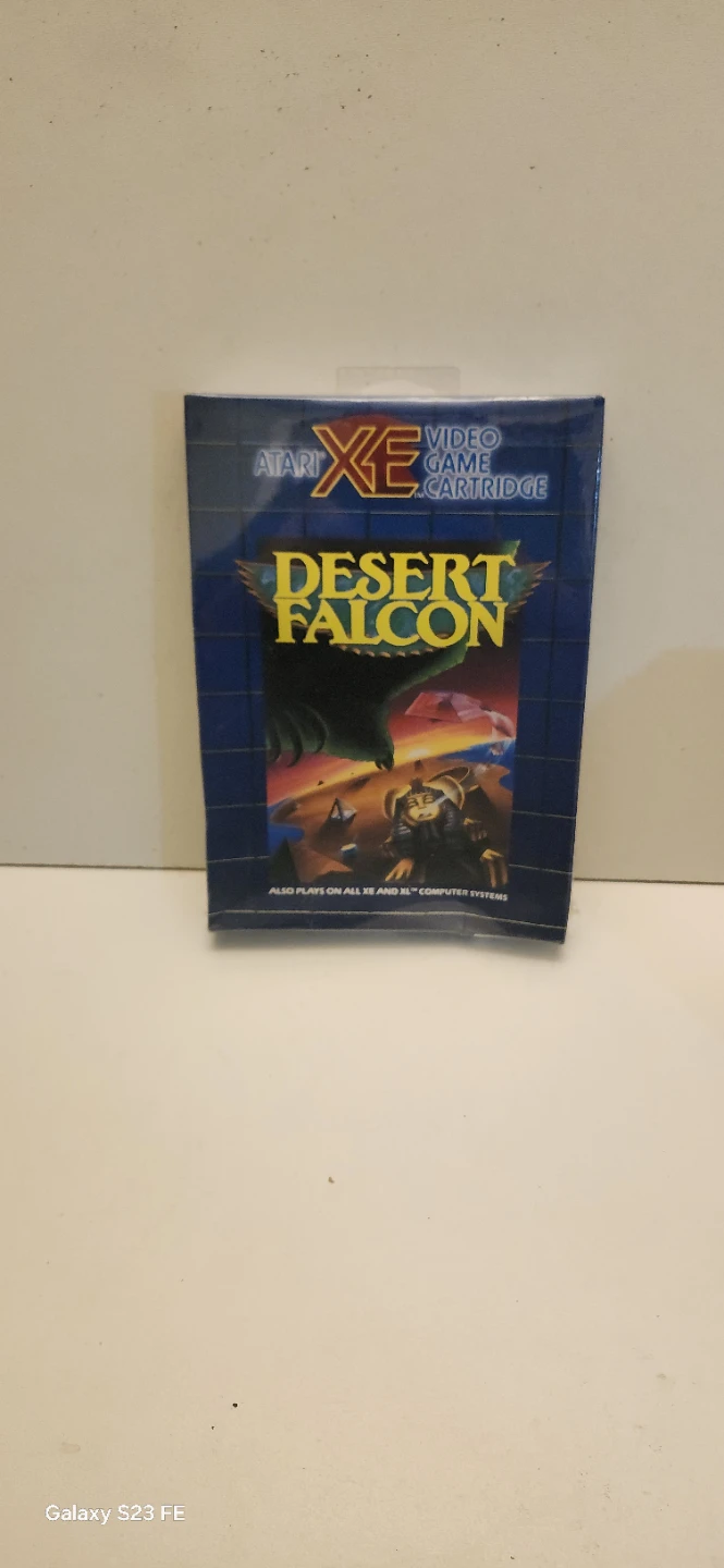 Atari XE Desert Falcon Video Game Cartridge