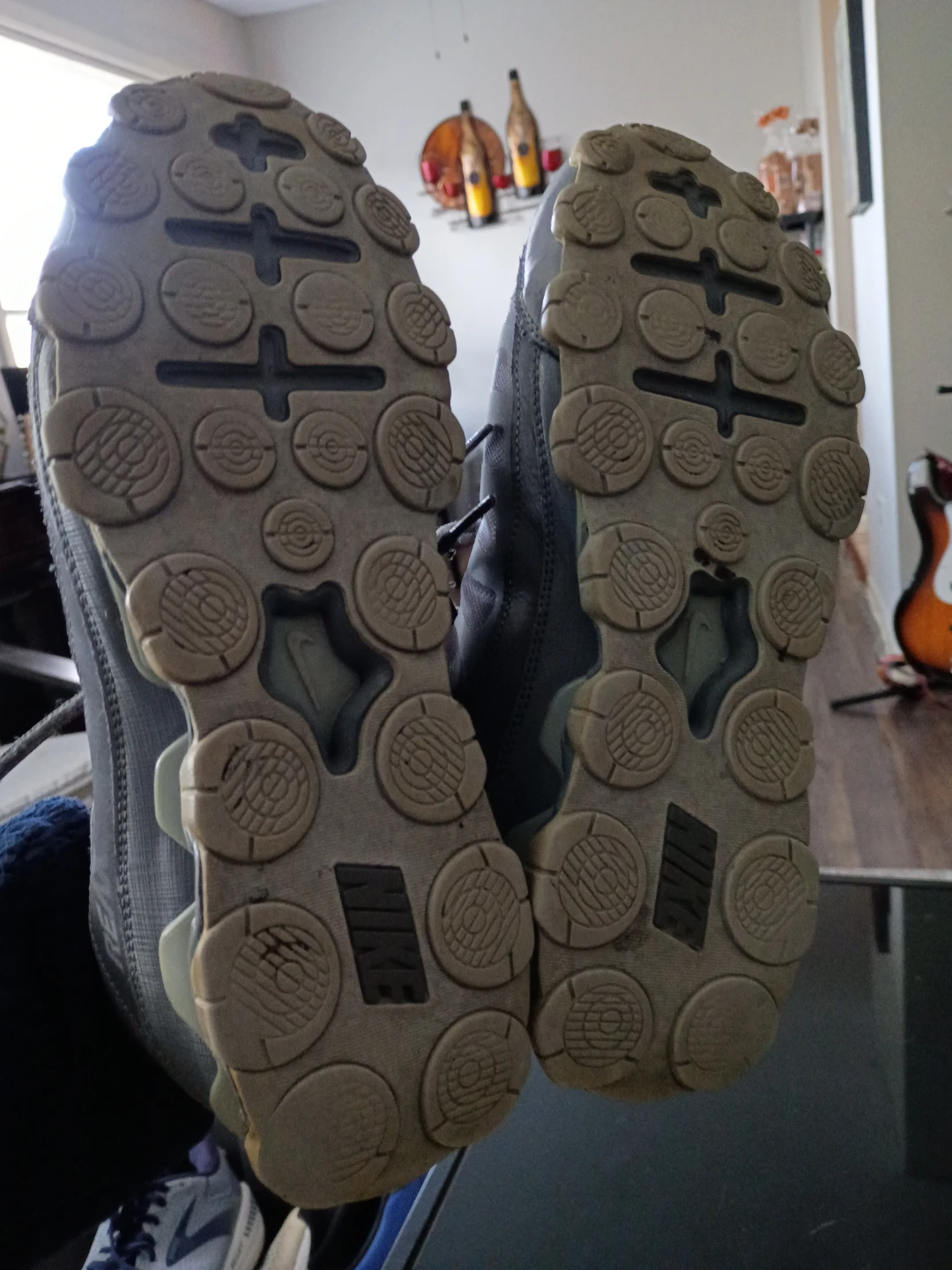 Nike Men's REAX 8 "Team" Running Shoes - Grey/White - US 8.5 - photo 4