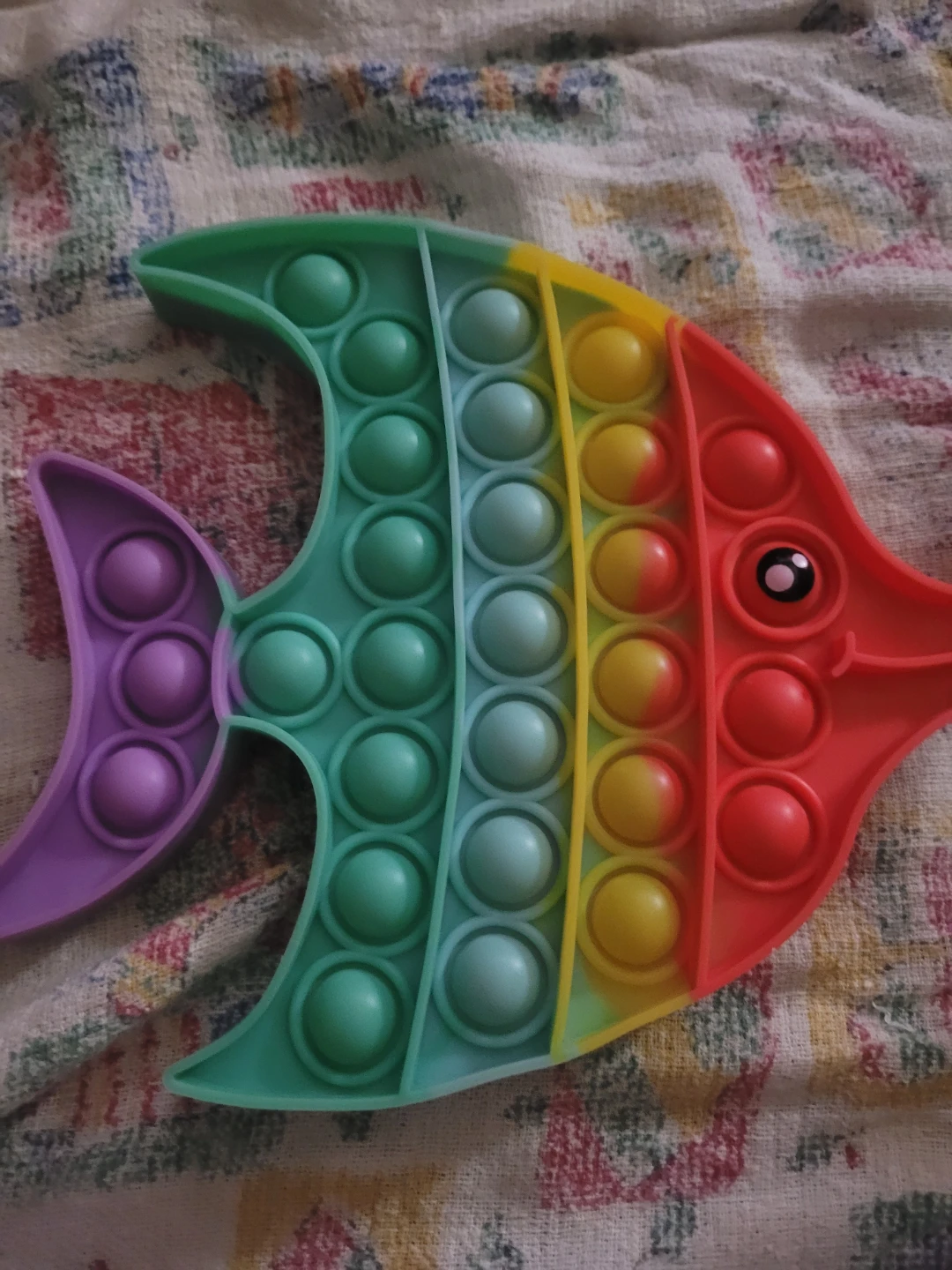 Fish fidget pop it toy