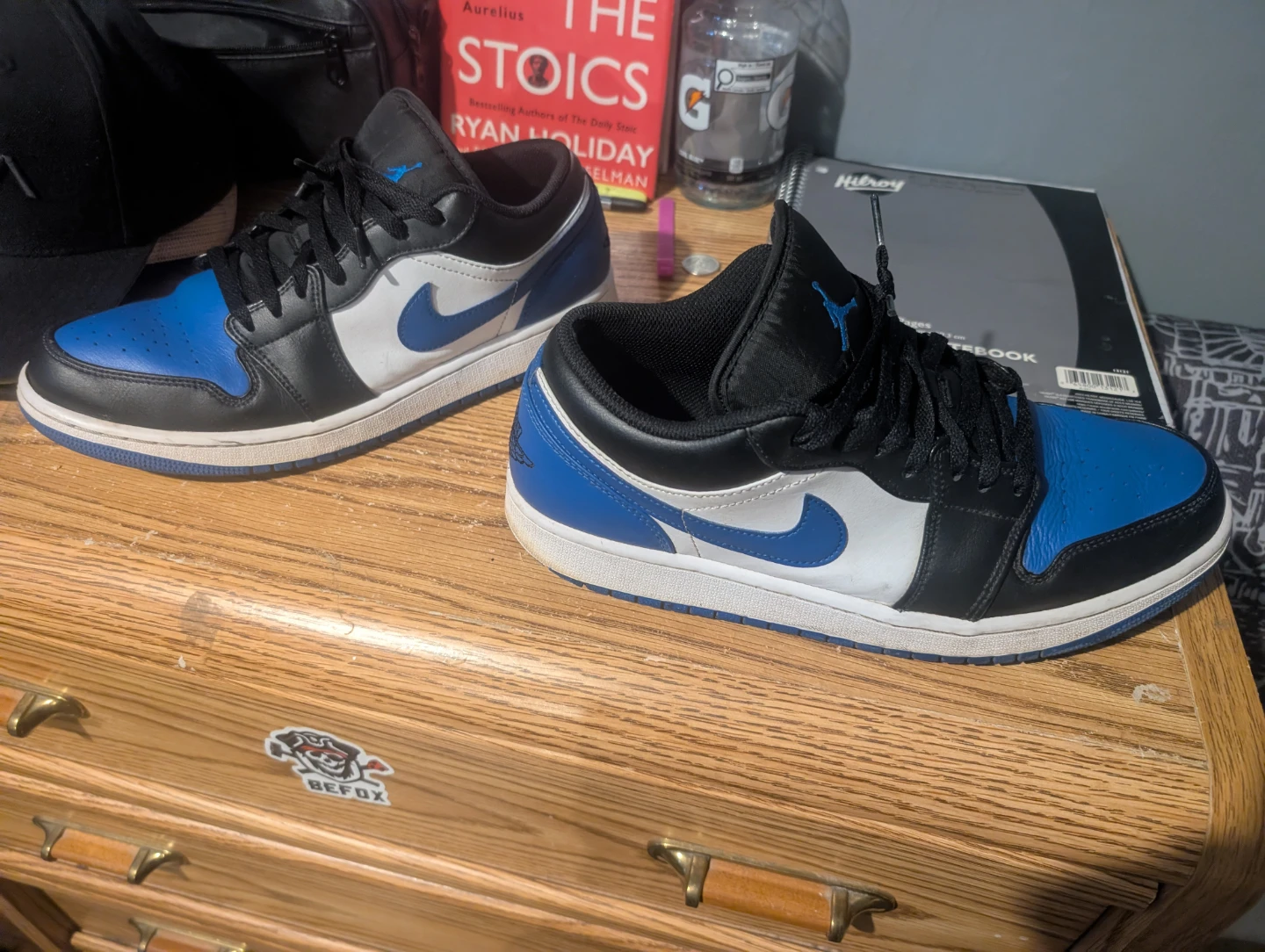 Air Jordan 1 Low Royal Blue Sneakers (10.5)