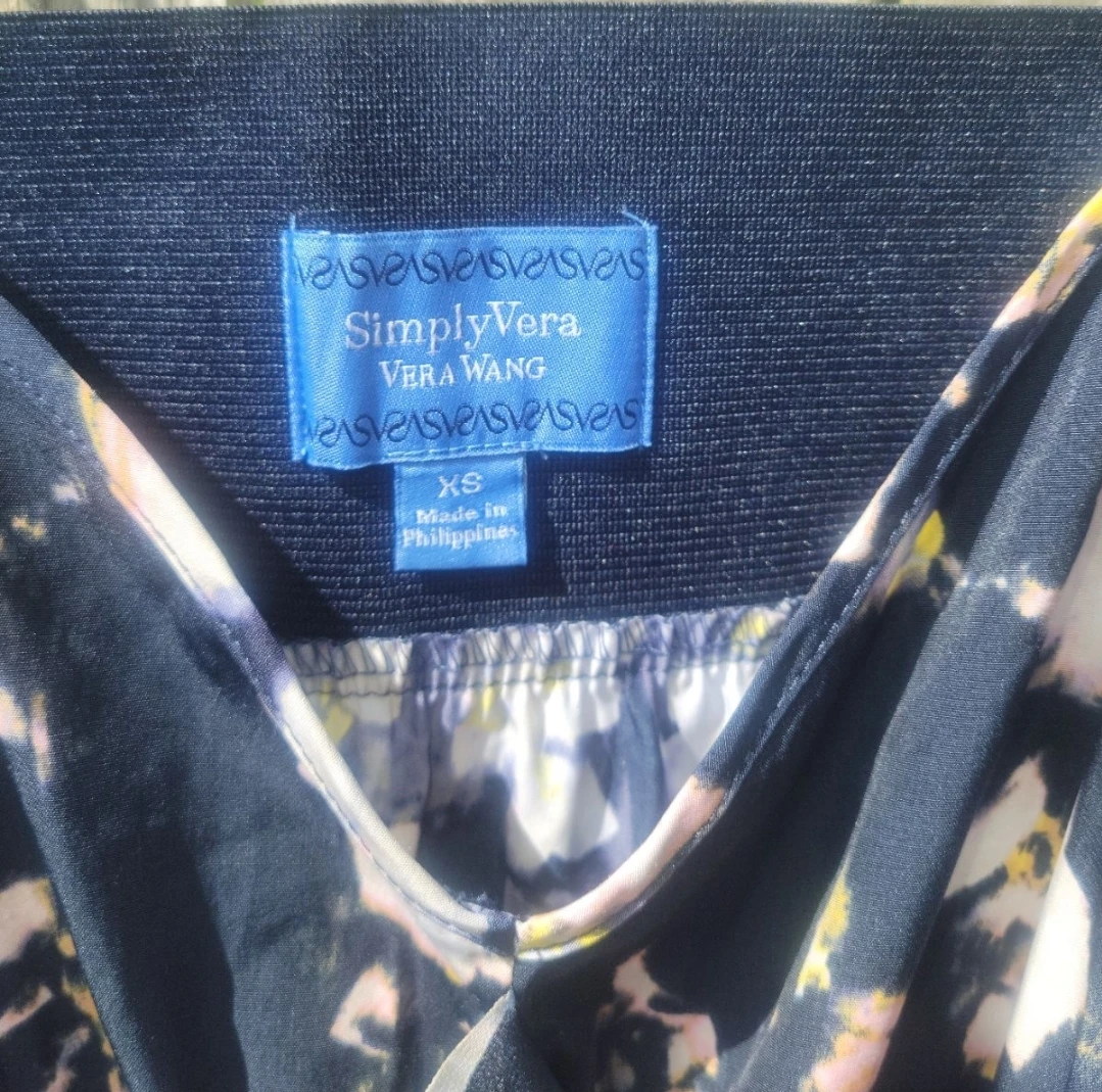 Simply Vera Vera Wang Floral Print Dress Size XS - photo 4