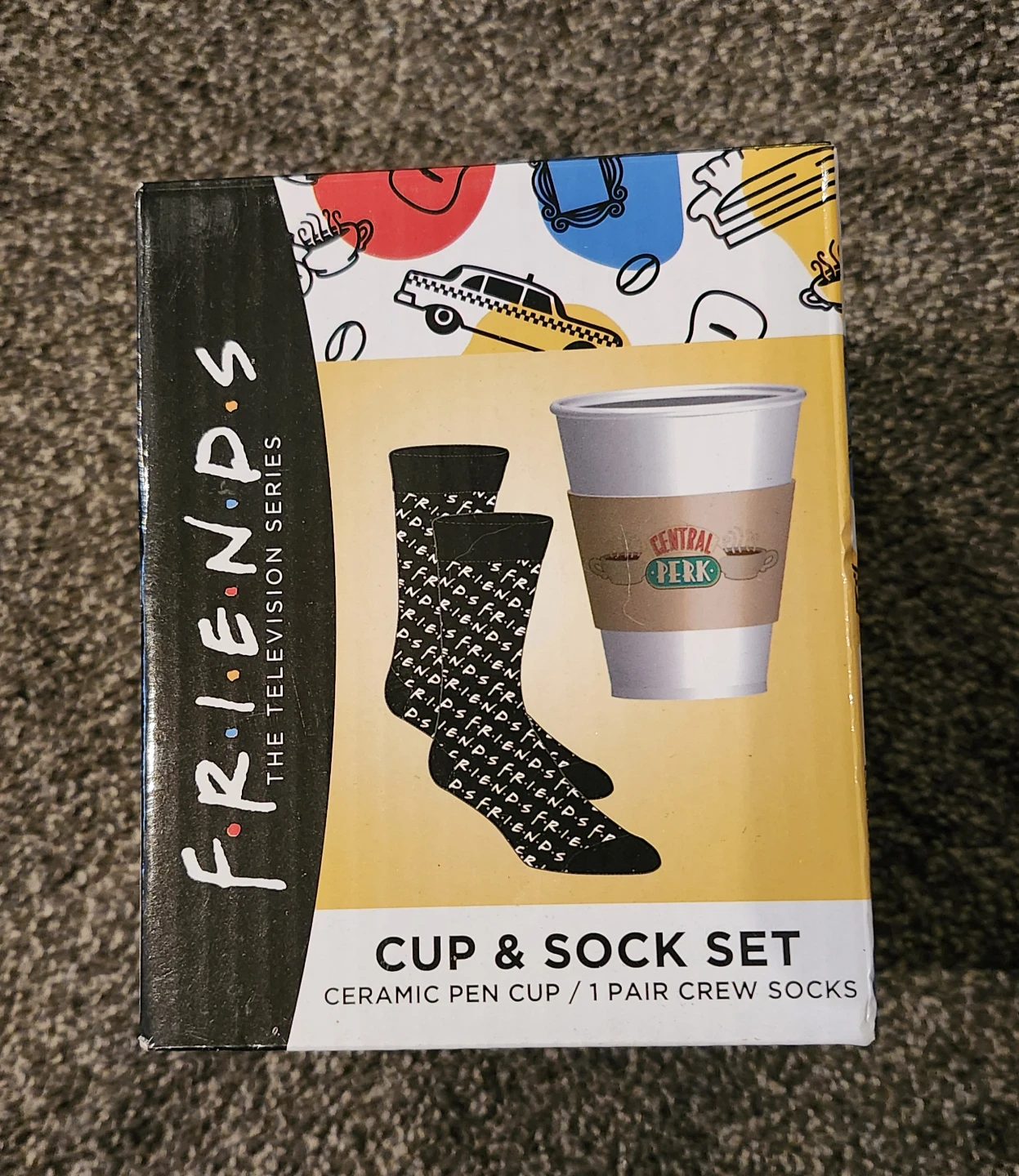 Friends Central Perk Cup & Sock Set