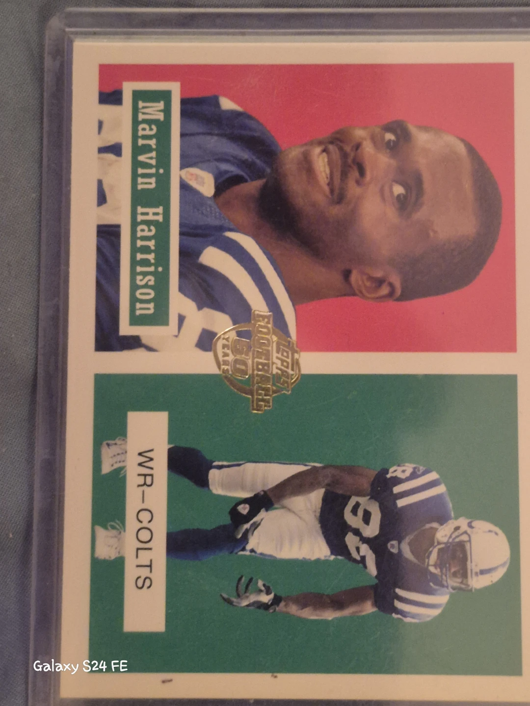 Marvin Harrison 2003 Topps Football Card