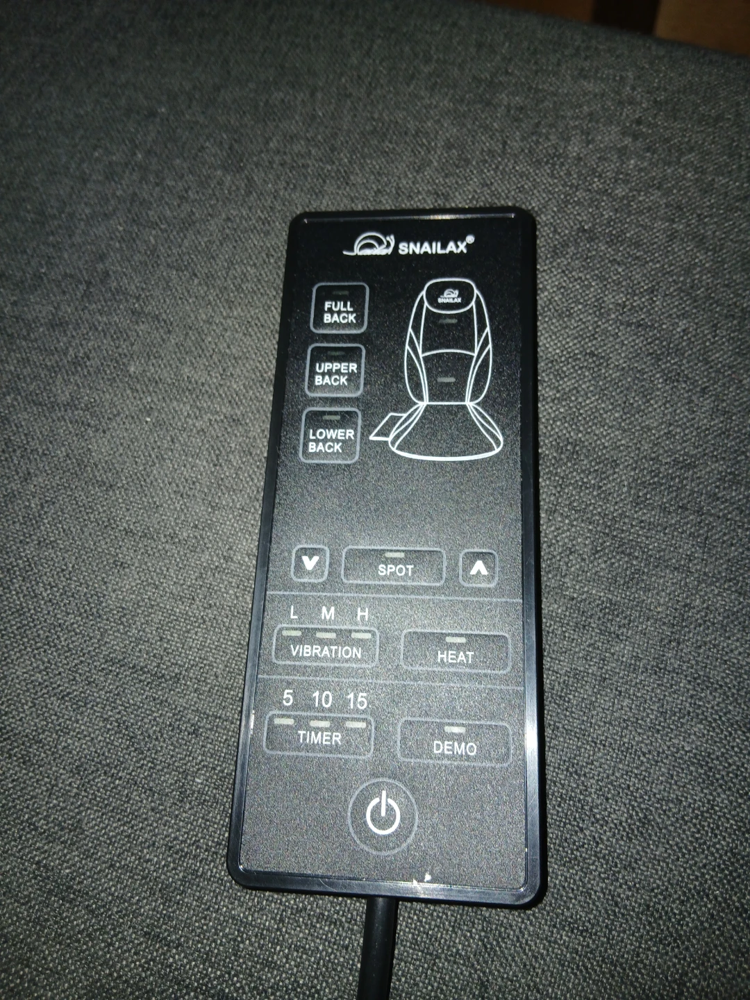 SNAILAX Shiatsu Massage Seat Cushion with Heat - photo 2