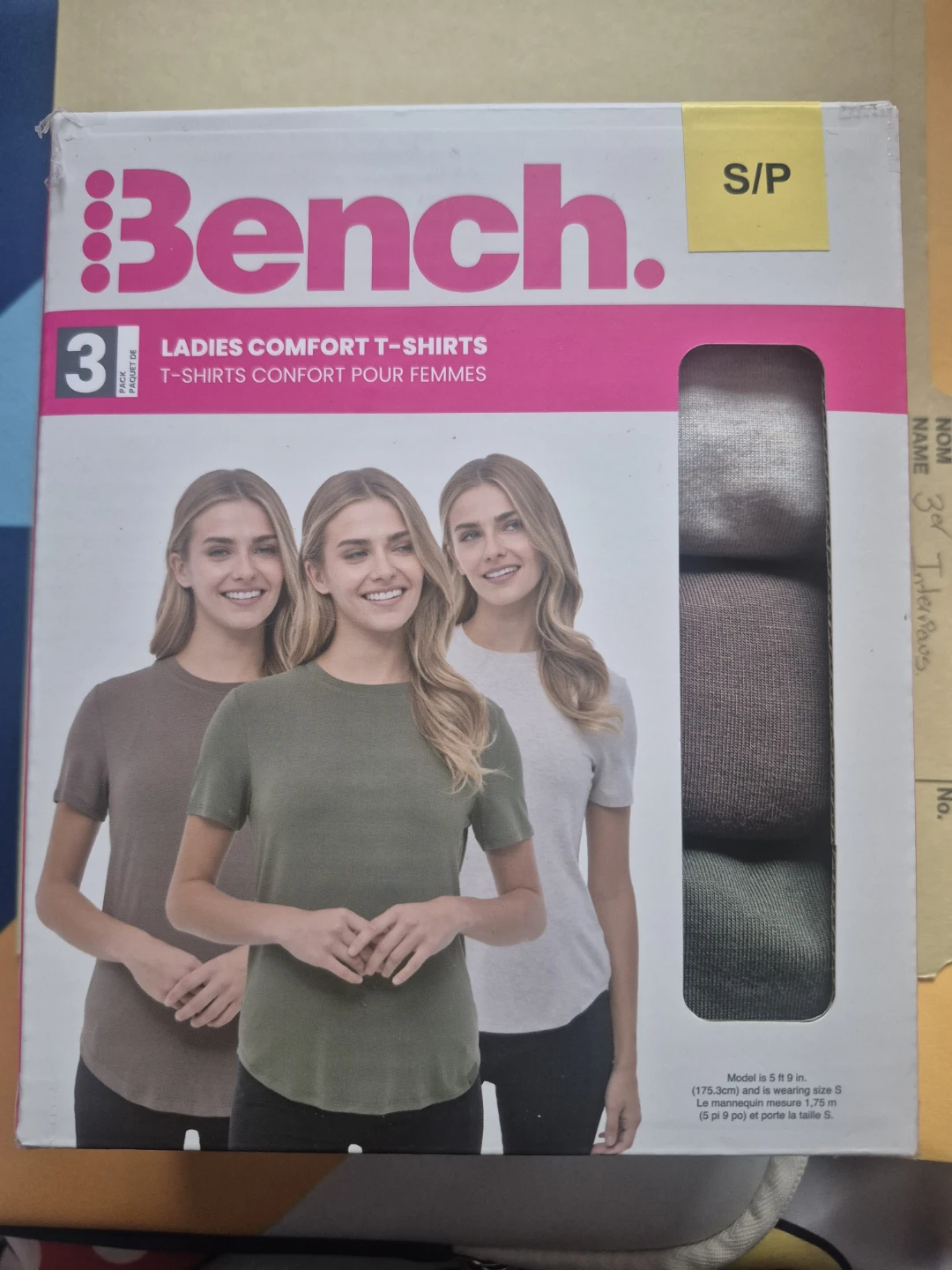 Bench Ladies Comfort T-Shirts (3 Pack) - Size S/P