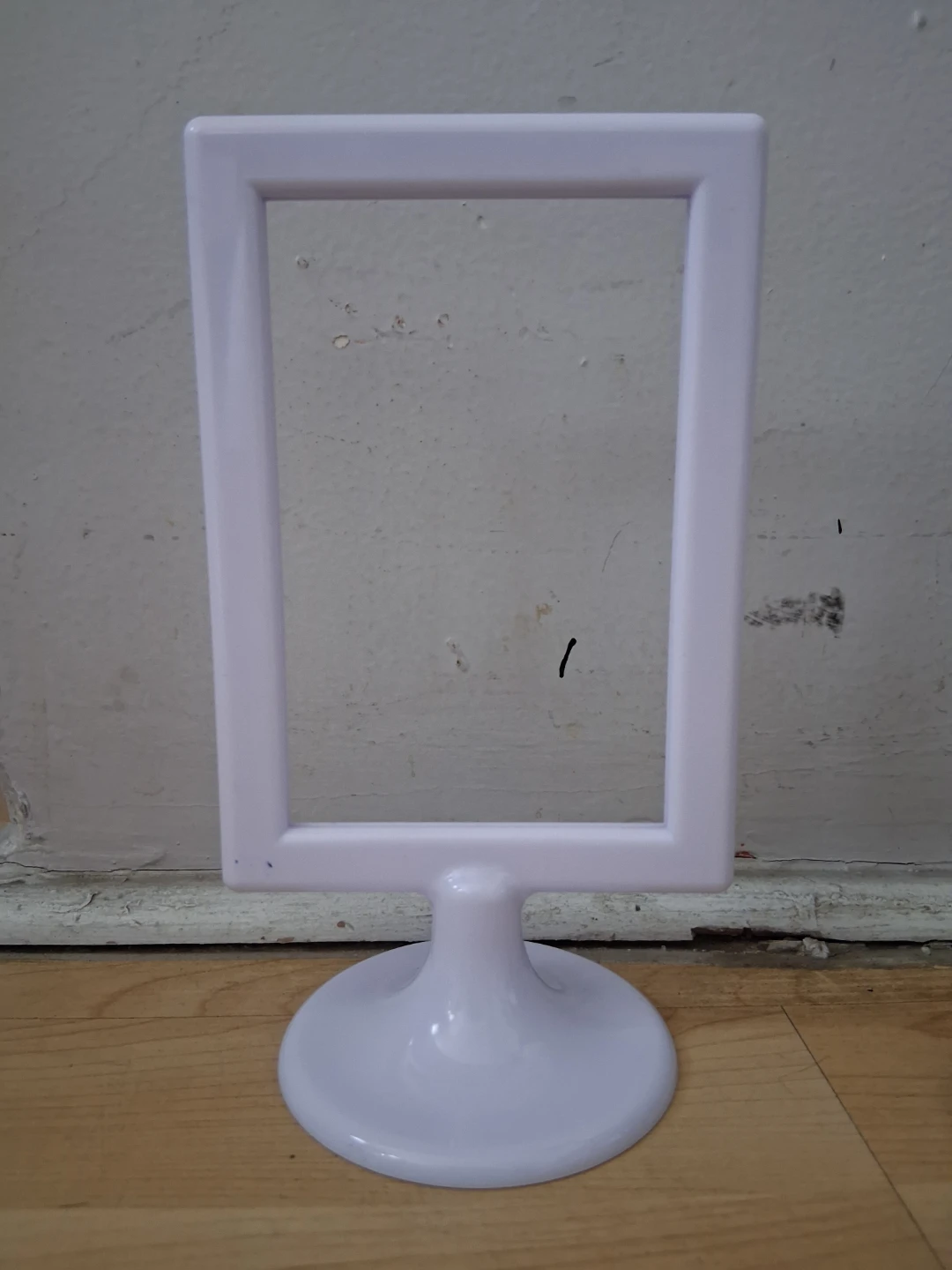 A purple picture frame
