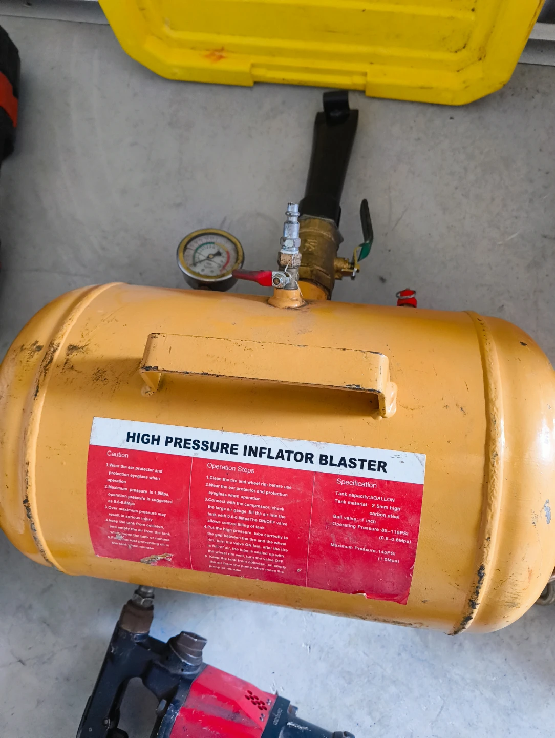 High Pressure Inflator Blaster