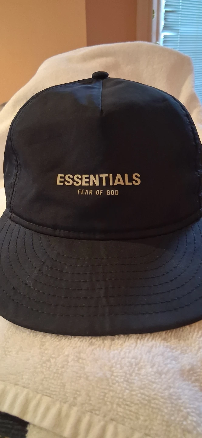 New Era x Fear of God Essentials Black Cap