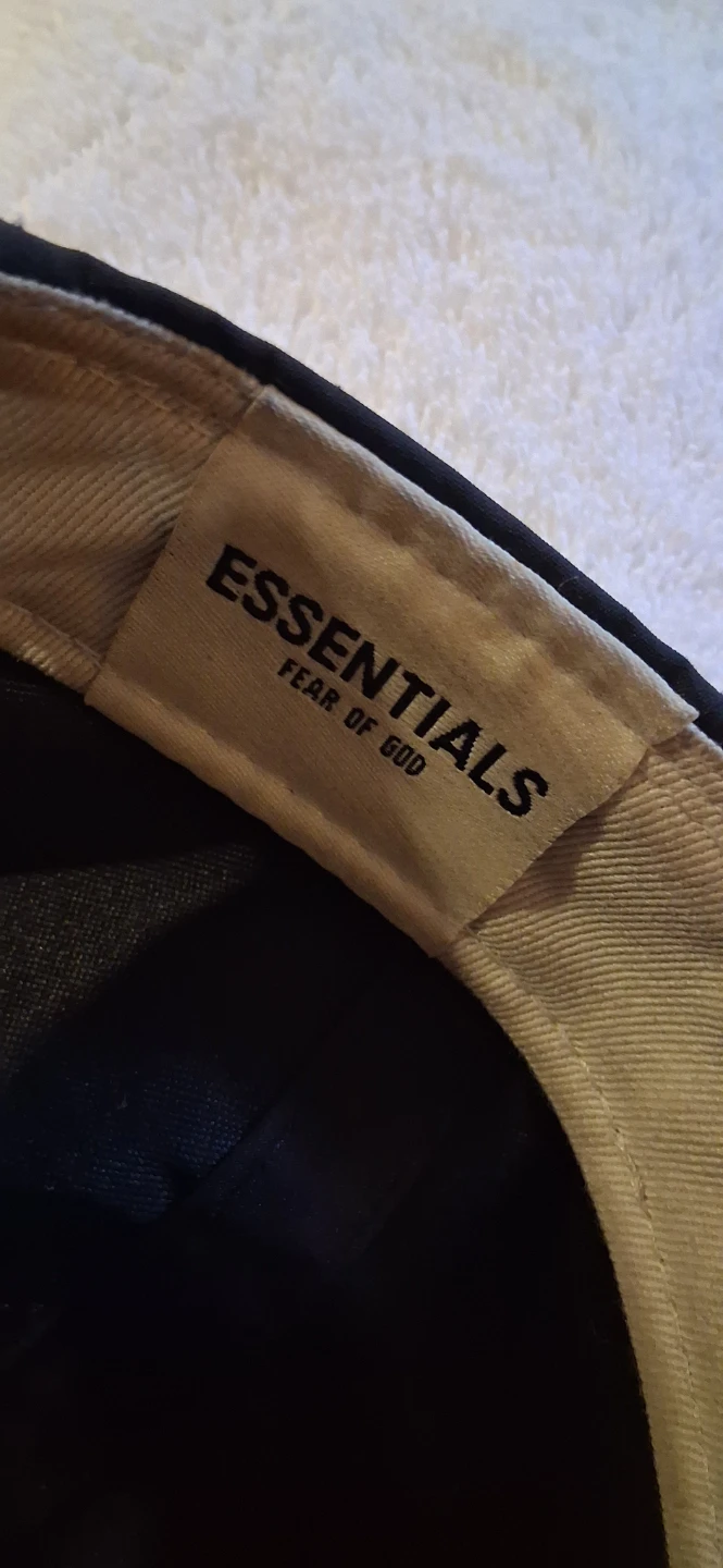 New Era x Fear of God Essentials Black Cap - photo 4