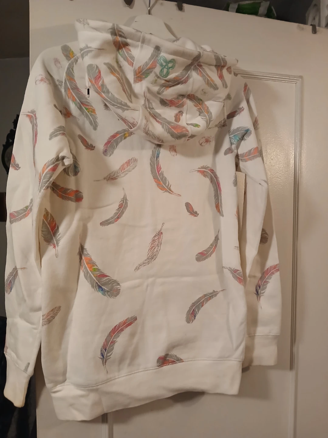 TNA Feather Print Zip-Up Hoodie - photo 3