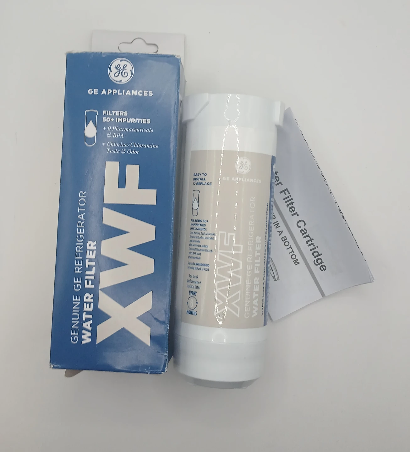GE Appliances XWF Genuine Refrigerator Water Filter