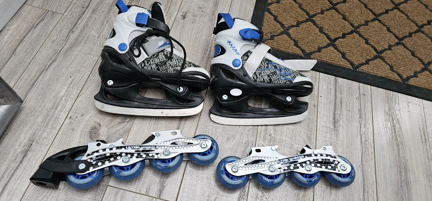 Combo Ice Skates and Rollerblades (Ages 3-6)