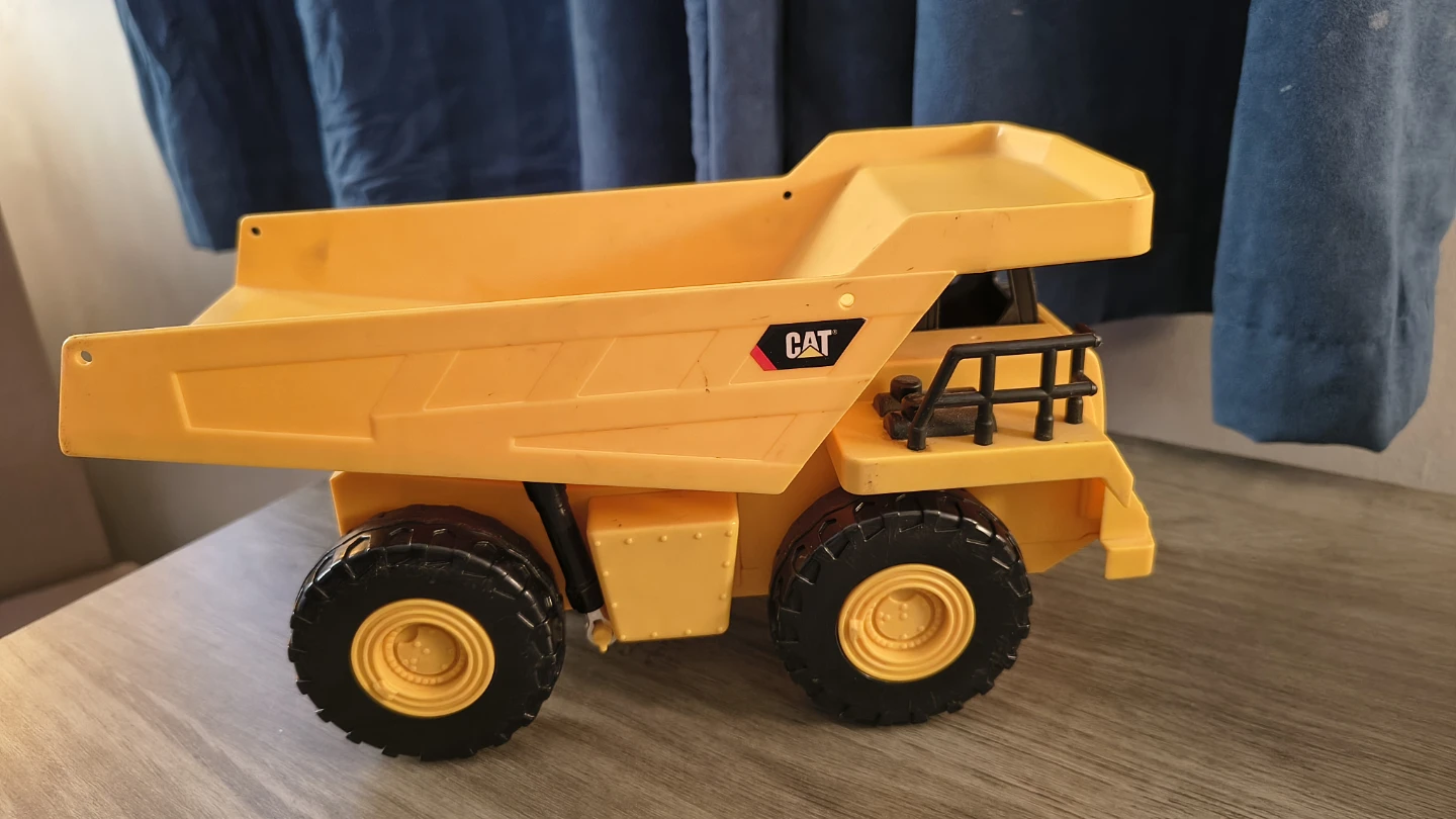 Yellow Caterpillar Toy Dump Truck - photo 3