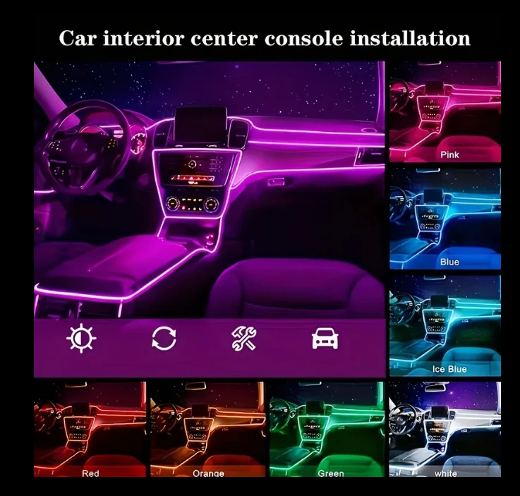 Car Atmosphere Light Line - photo 5
