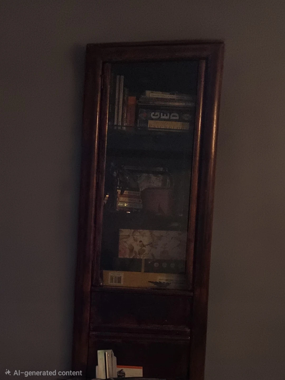 Vintage Wooden Display Cabinet