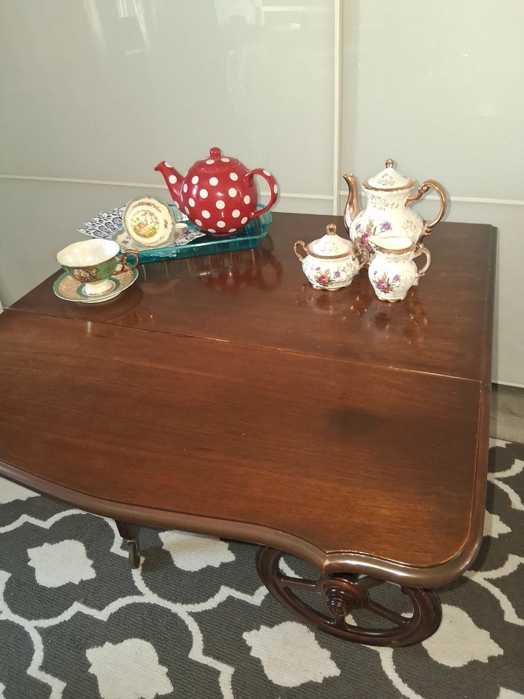 Drop Leaf Tea Cart vintage - photo 5