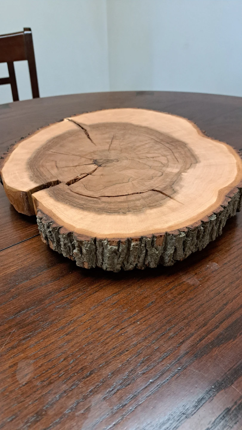 Live Edge Wood Slice Serving Board / Centrepiece - photo 4