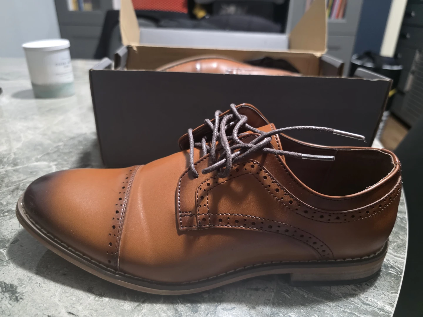Stacy Adams Men's Brown Oxford Dress Shoes - photo 4