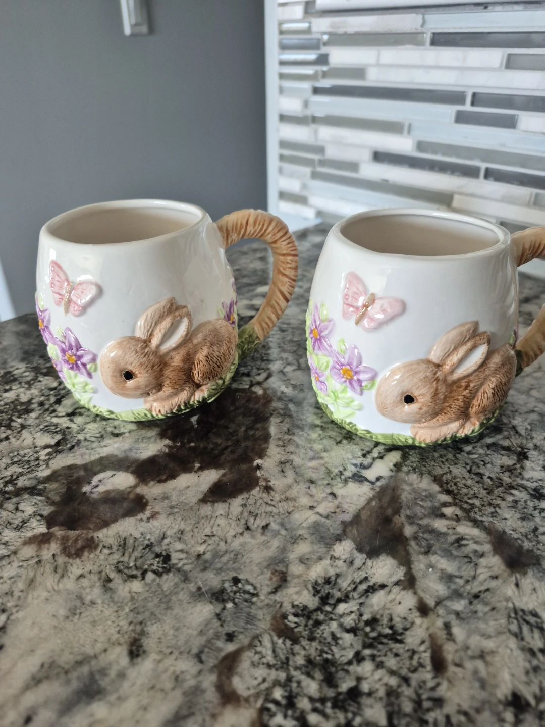 Cute Easter mugs, price for both