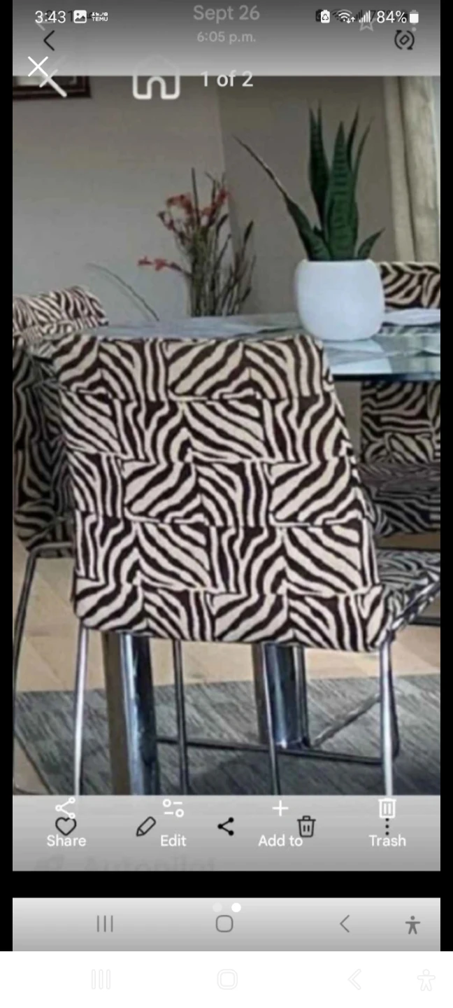 Glass dining table with 4chairs - photo 3