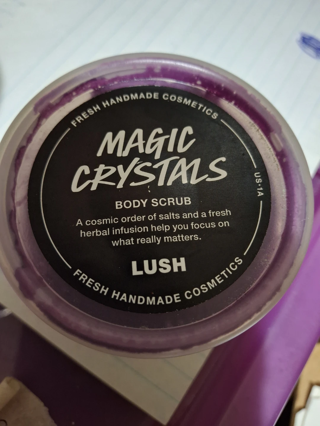 LUSH Magic Crystals Body Scrub - 130g - photo 3