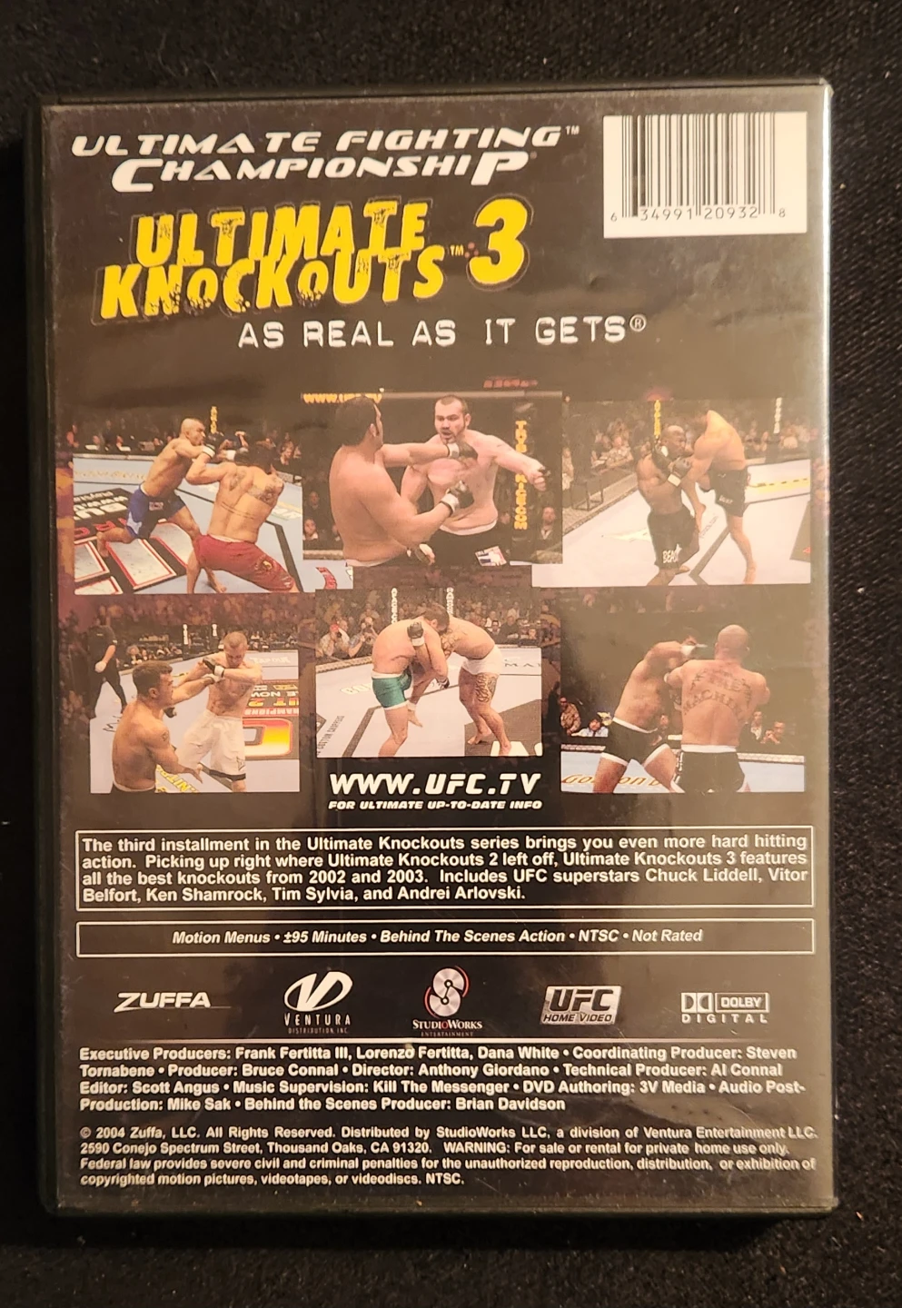 UFC - Ultimate Knockouts 3 DVD - photo 2