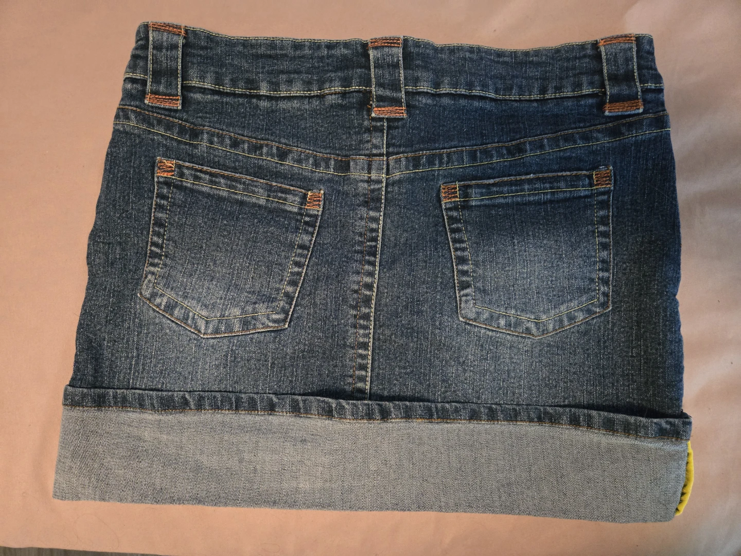 First Kiss Denim Mini Skirt Size 11 - photo 2