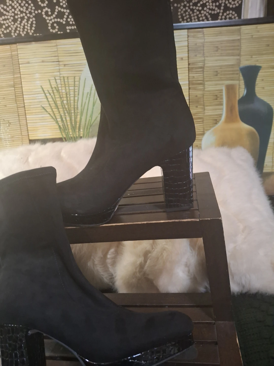 Ladies platform ankle boots - photo 5