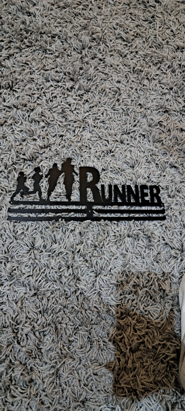 Metal Wall Art Decor - Runner Silhouette