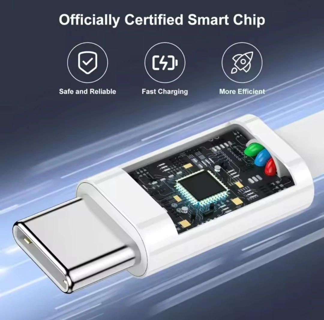 NWOP - Male USB-C to Male USB-C Fast Charge Data 1M Cable - photo 4