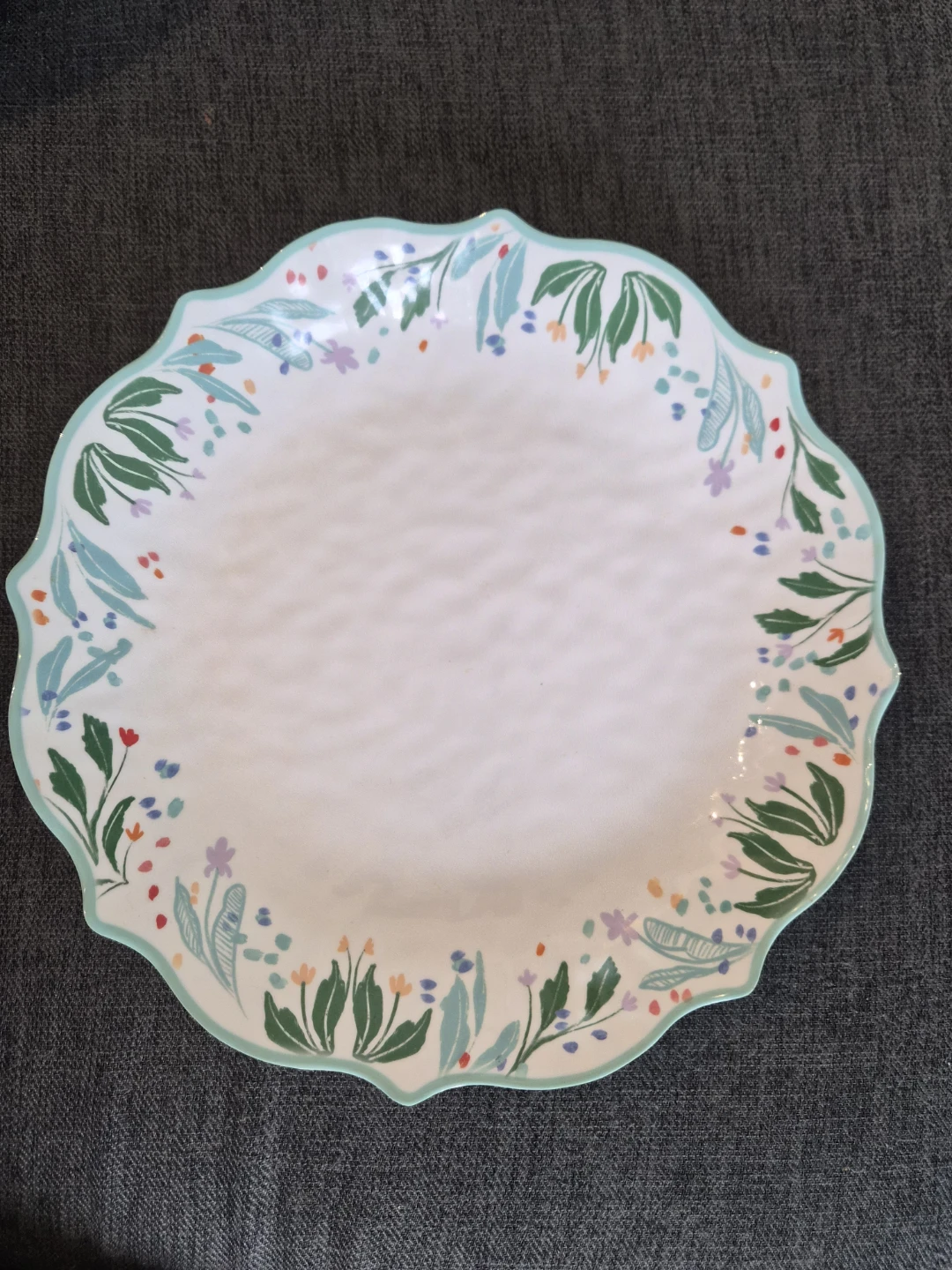 Melamine serve plate