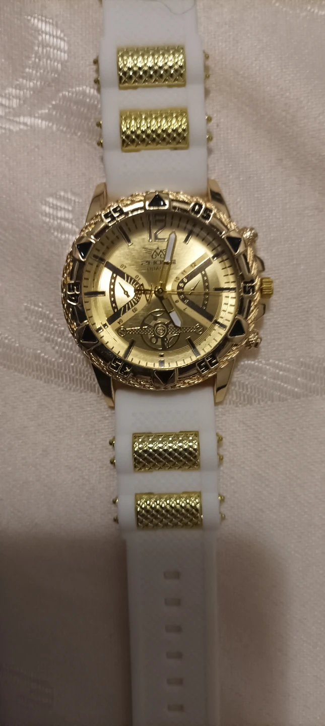 ZHOWE Gold and White Watch - photo 5
