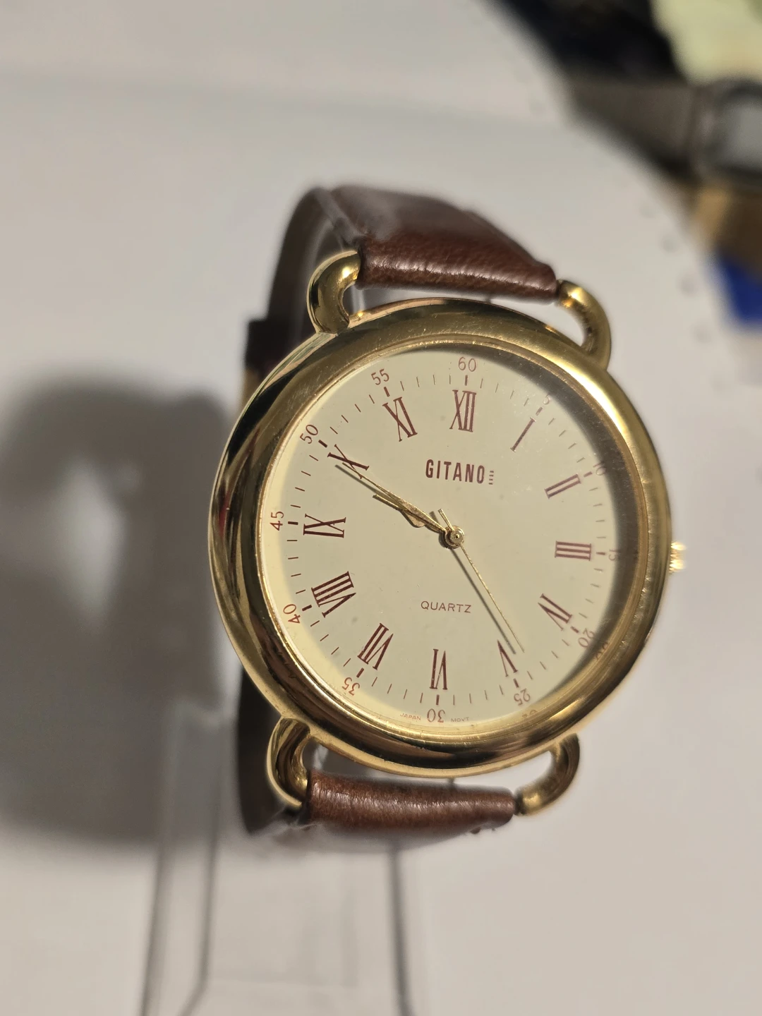 Very Large Round Gitano Quartz Watch 4.2cm case diameter - photo 2