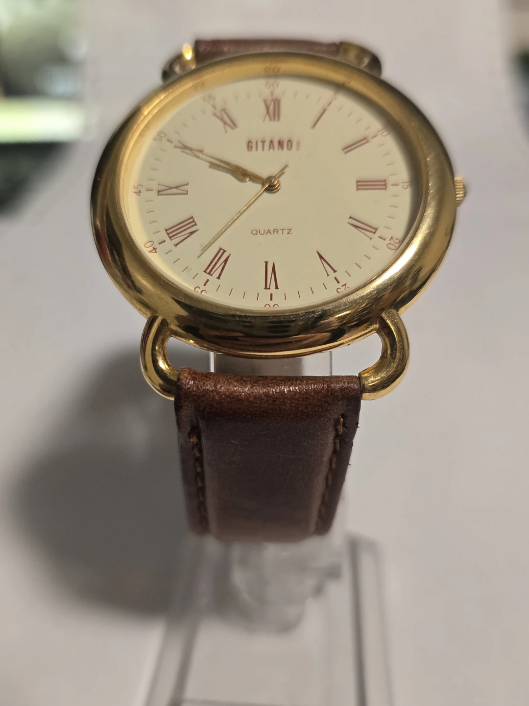 Very Large Round Gitano Quartz Watch 4.2cm case diameter - photo 5