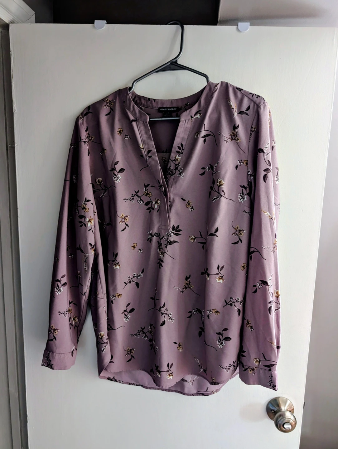 Hilary Radley Women's Floral Print Blouse