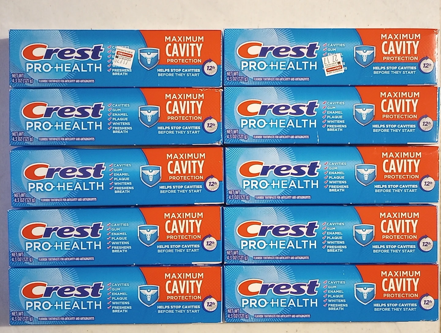 Crest Pro Health Maximum Protection Toothpaste - 10 for $30