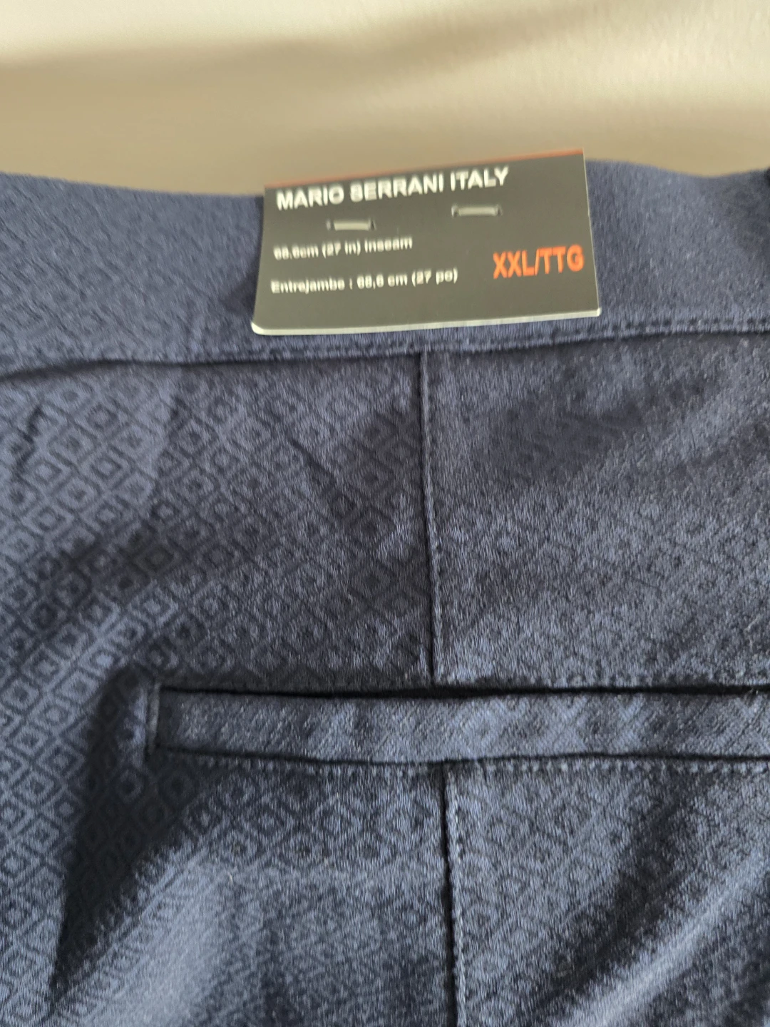 Summer Mario Serrani Italy Navy Patterned Pants XXL/TTG - photo 3