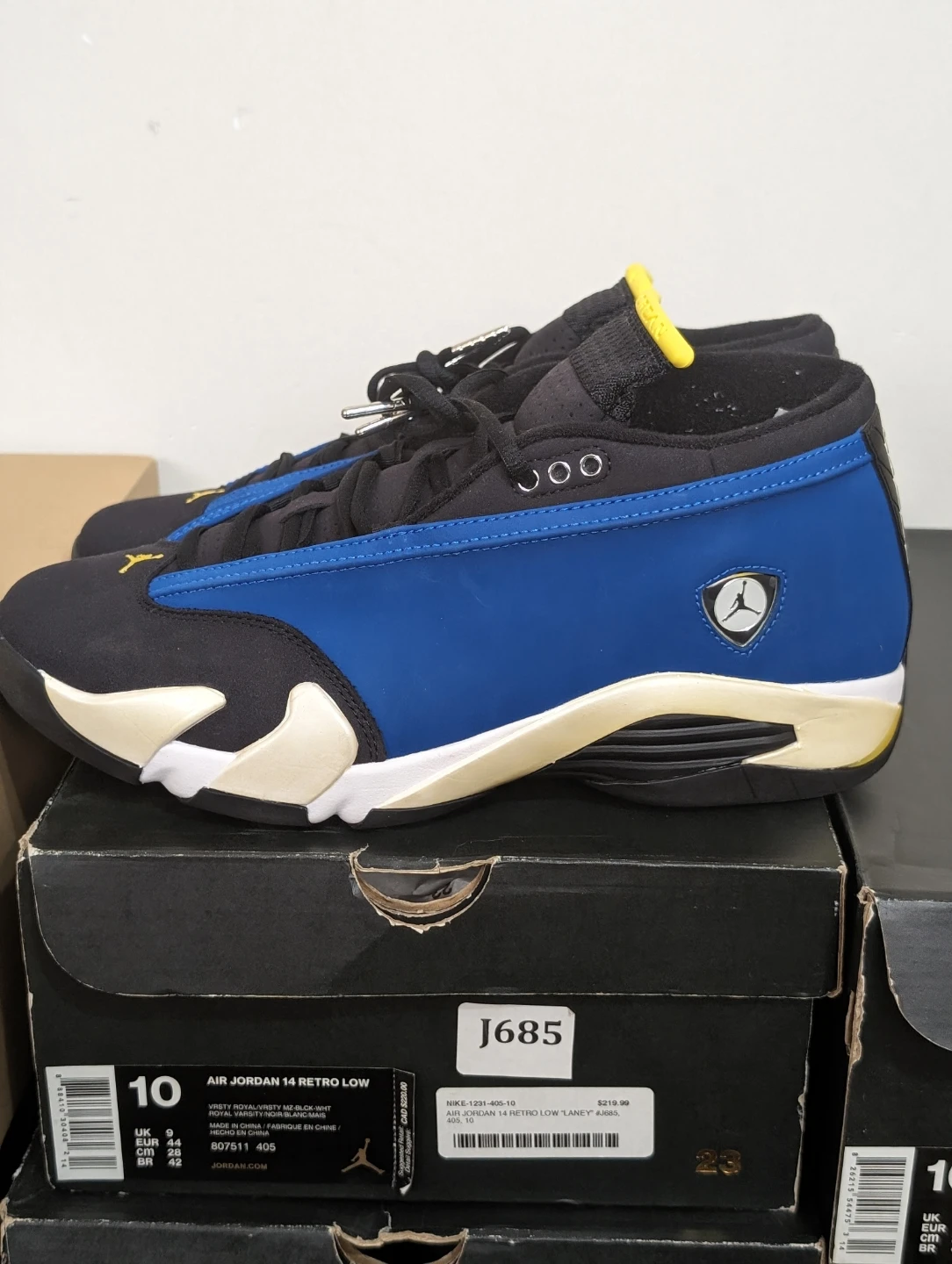 Jordan Air Jordan 14 Retro Low 'Laney' Shoes Size 10 - photo 3