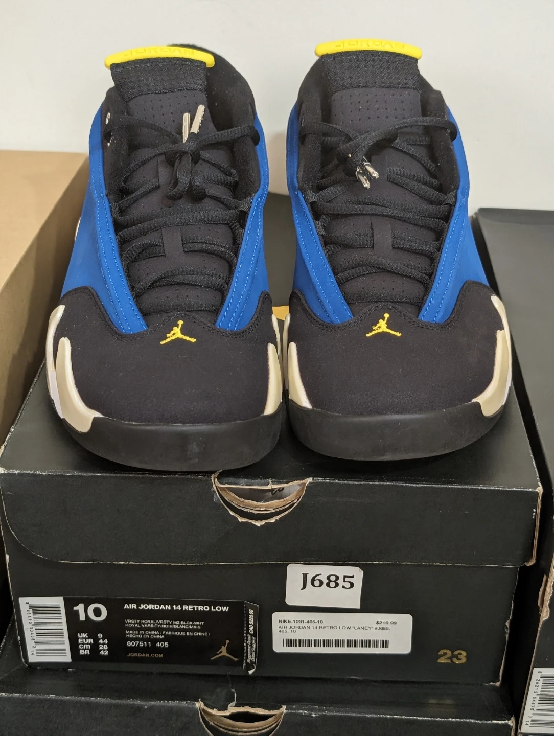 Jordan Air Jordan 14 Retro Low 'Laney' Shoes Size 10 - photo 4