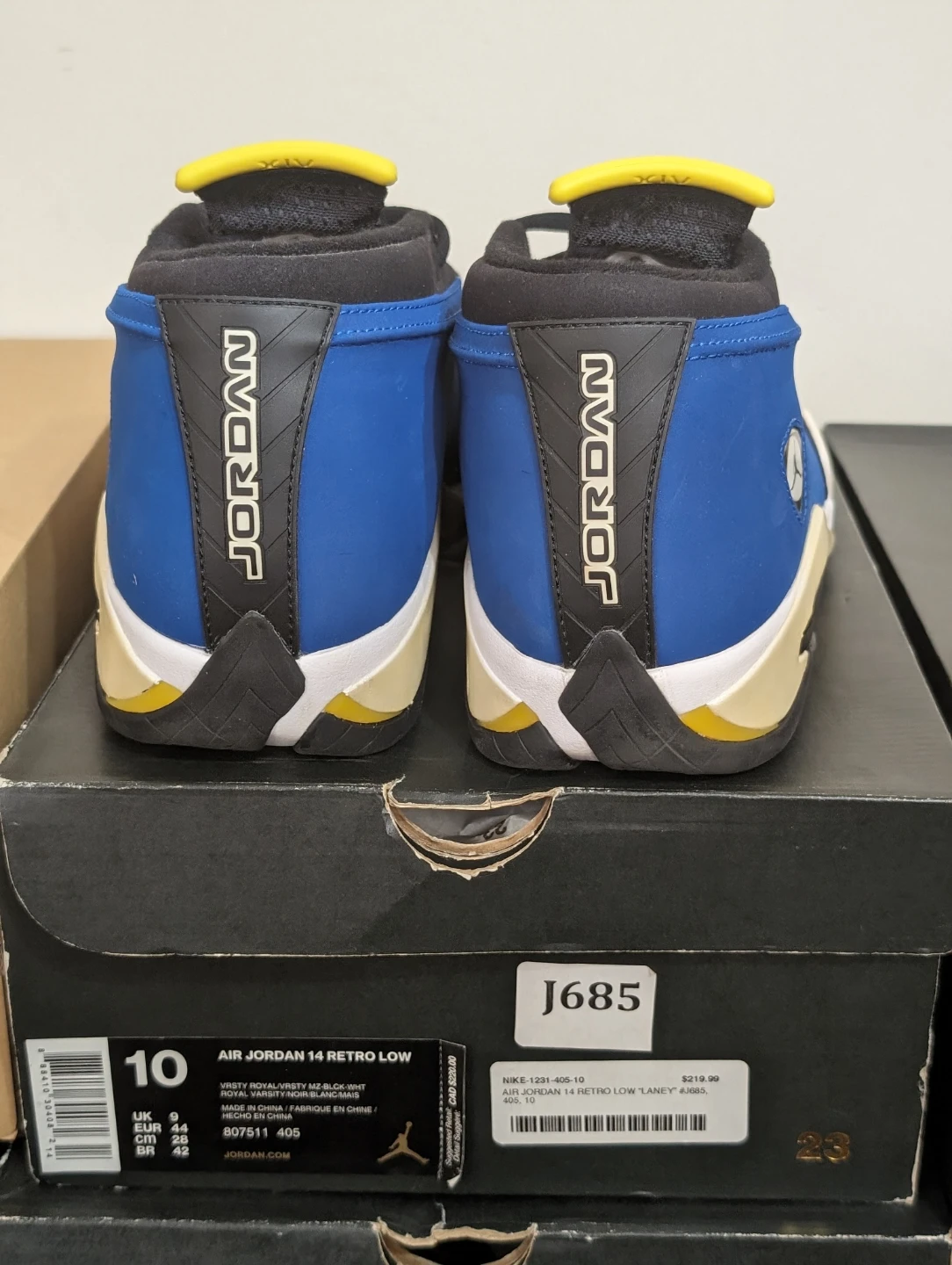 Jordan Air Jordan 14 Retro Low 'Laney' Shoes Size 10 - photo 5