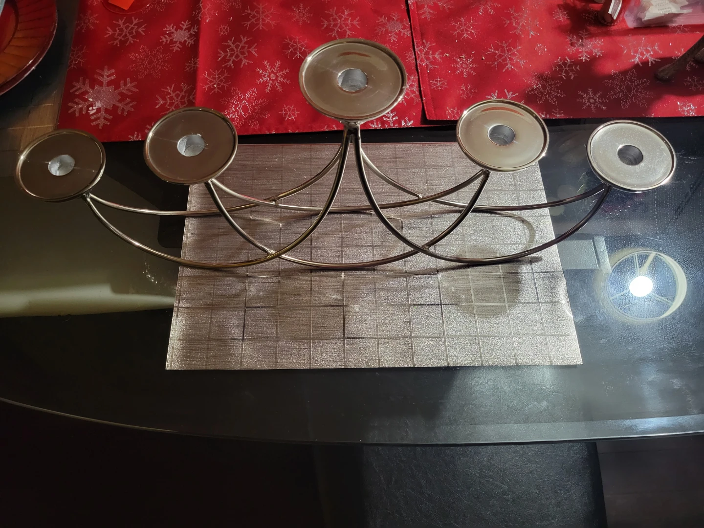 Metal 5-Candle Candelabra - photo 2