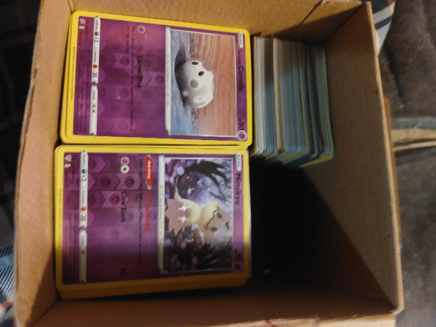 Pokemon reverse holo 520 total cards nm - photo 2