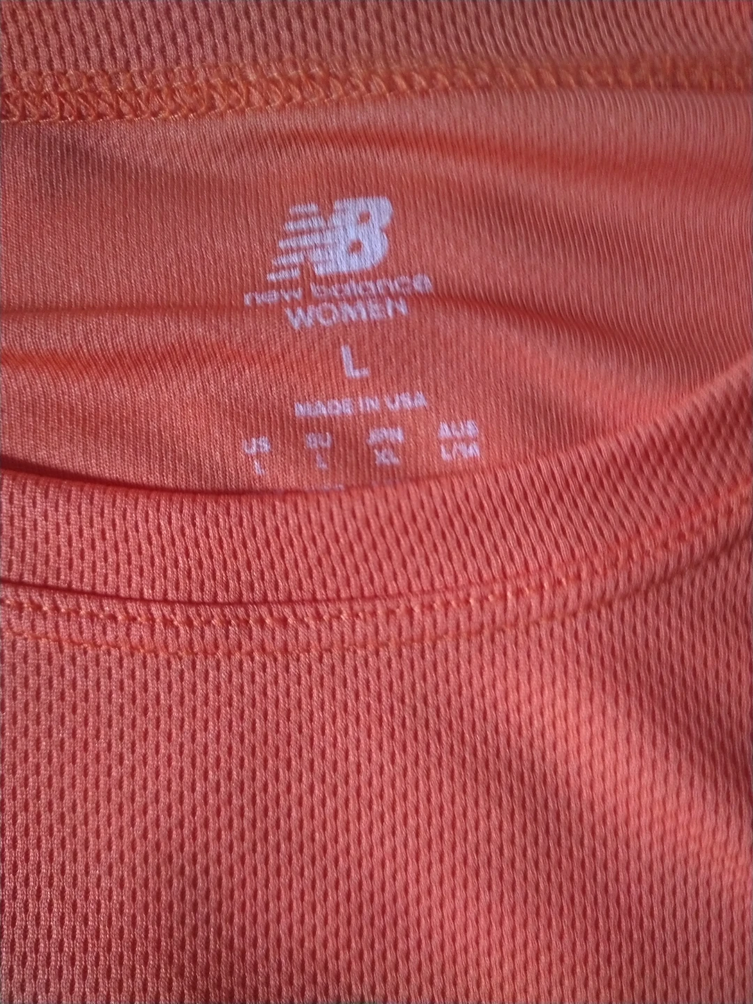New Balance Women's Long Sleeve Gridiron 4-Mile Shirt Size L - photo 3