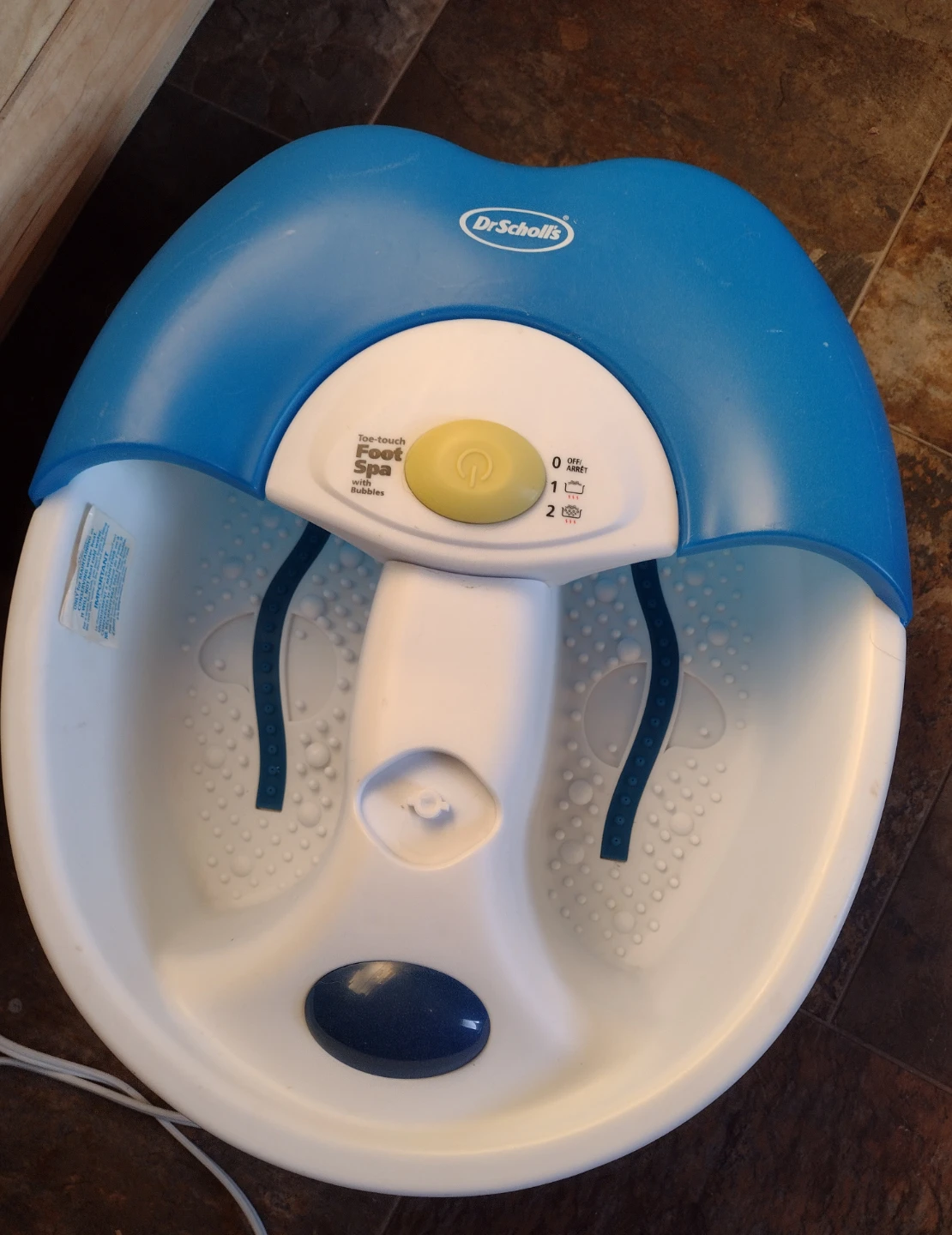 Dr. Scholl's Toe-Touch Foot Spa with Bubbles