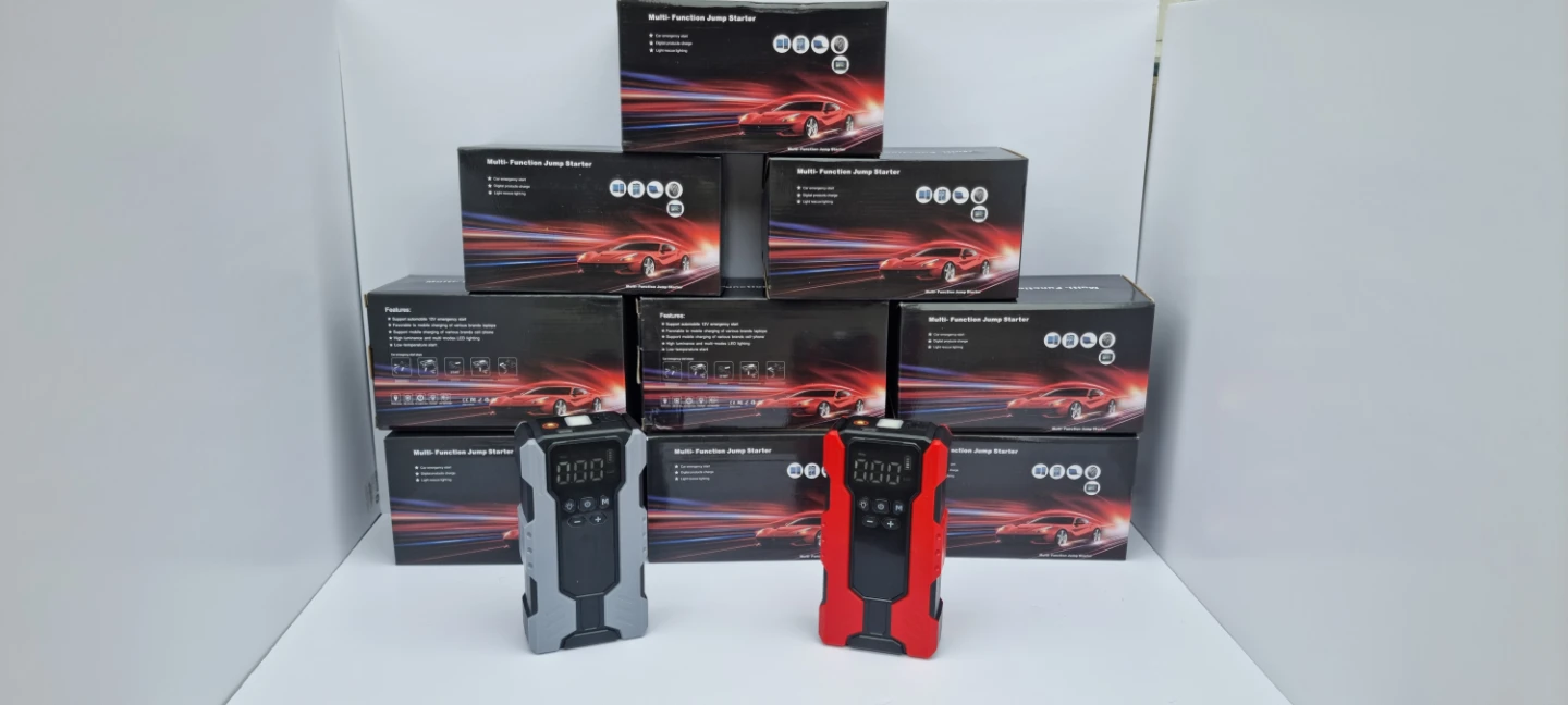 Portable Jump Starter with Air Compressor 18000mAH 4000A peak - photo 2