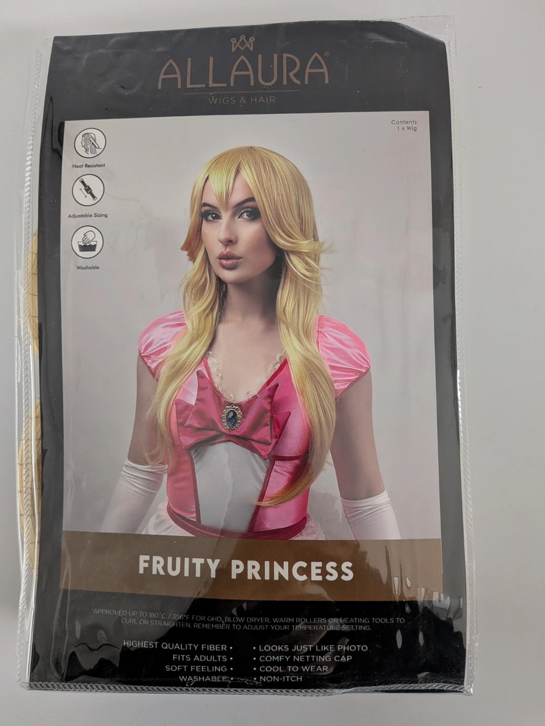 ALLAURA "Fruity Princess" Anime Cosplay Wig - Yellow Blonde - photo 2
