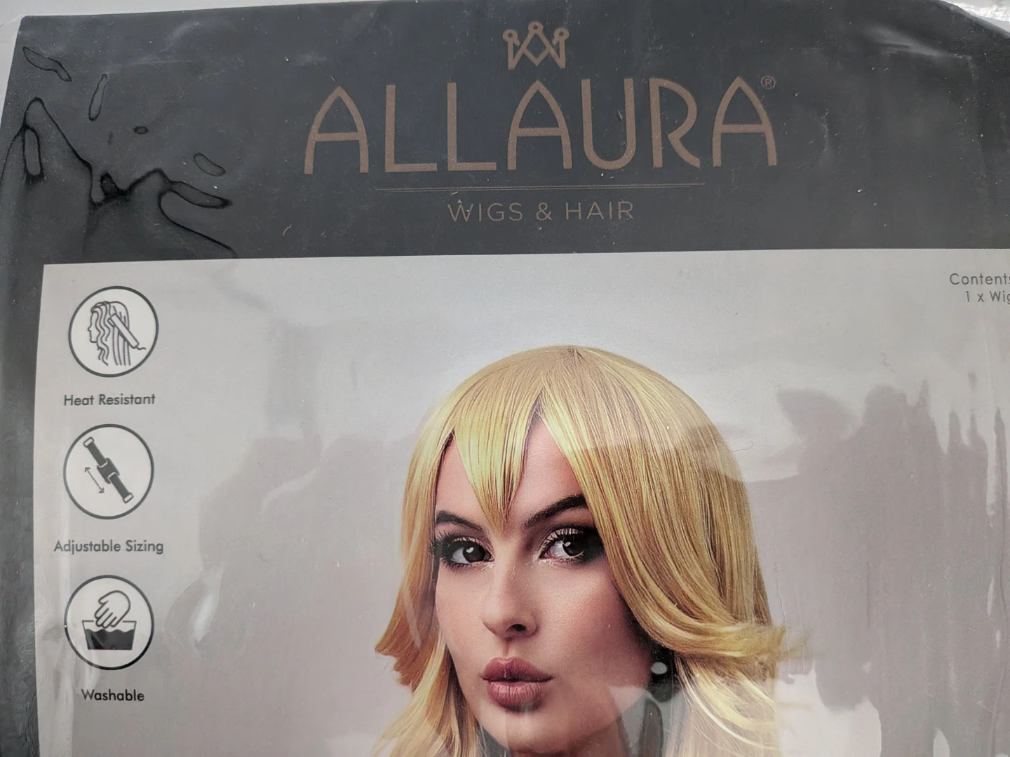 ALLAURA "Fruity Princess" Anime Cosplay Wig - Yellow Blonde - photo 3