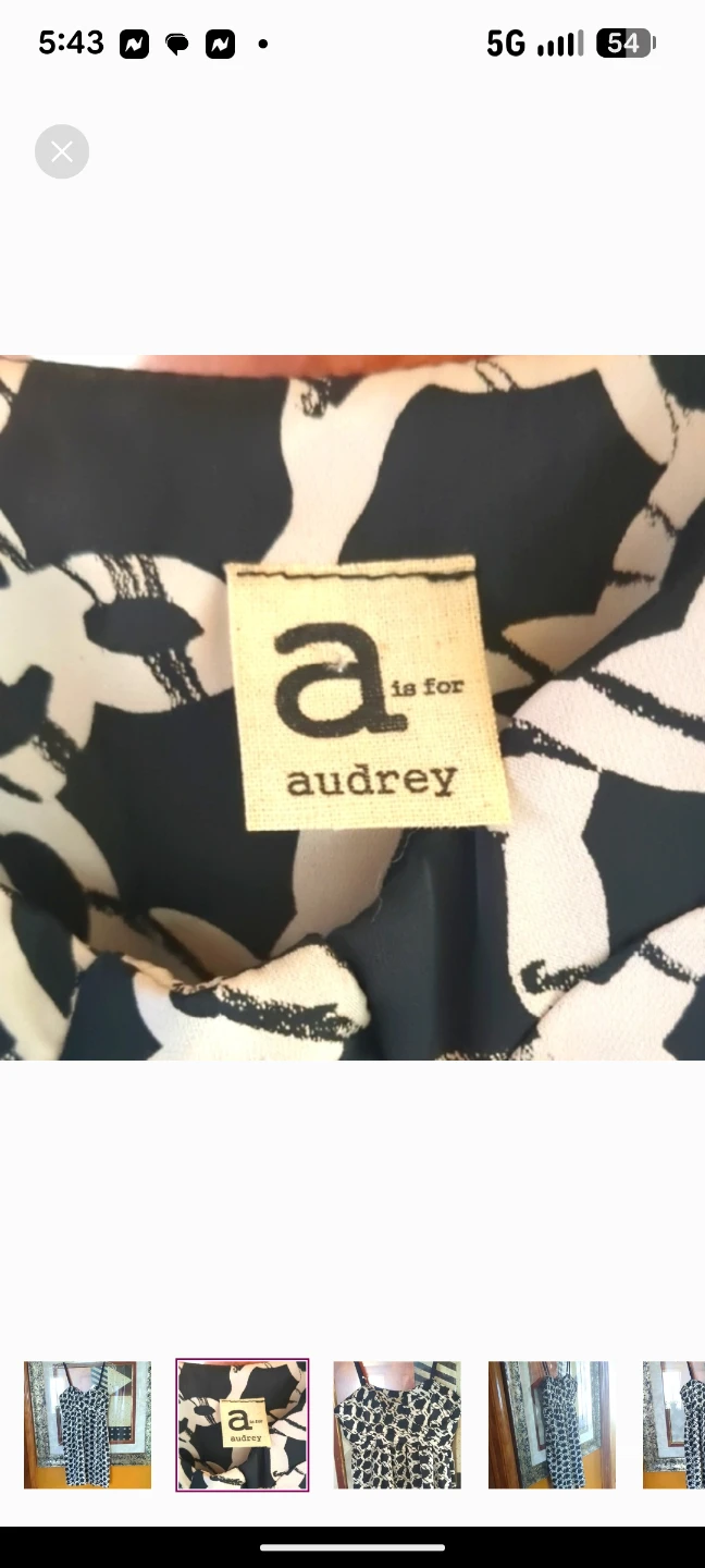 A Is For Audrey Black and White Asymmetrical Mini Dress - photo 2