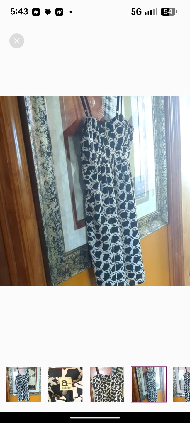 A Is For Audrey Black and White Asymmetrical Mini Dress - photo 4